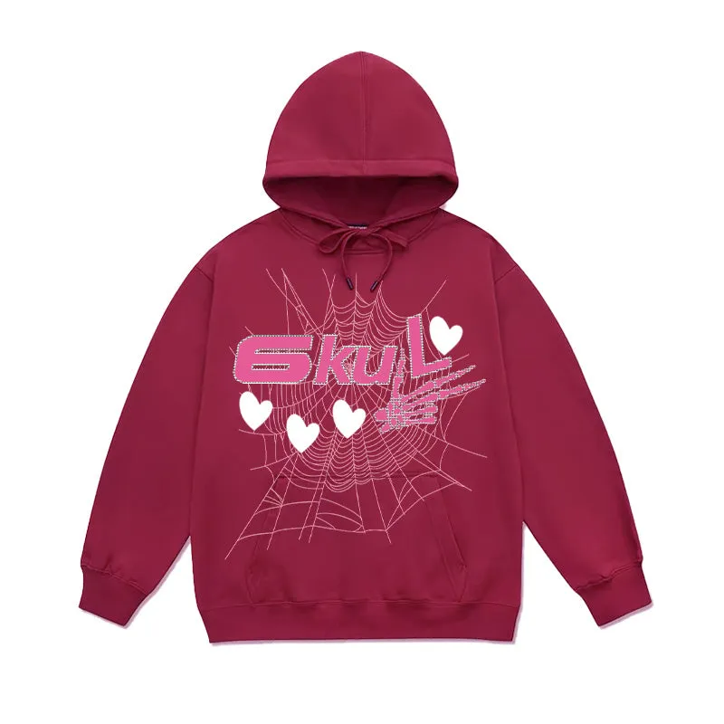 6Kull Spider Web Heartbeat Hoodie