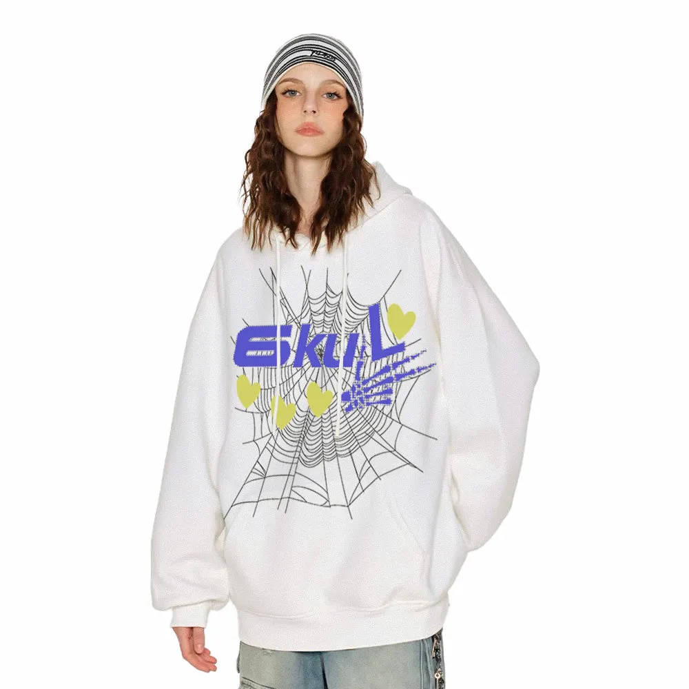 6Kull Spider Web Heartbeat Hoodie