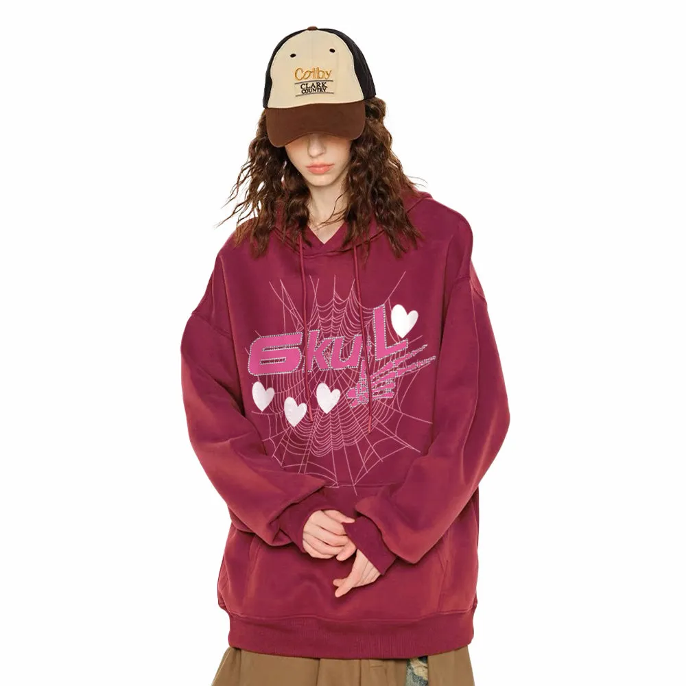 6Kull Spider Web Heartbeat Hoodie