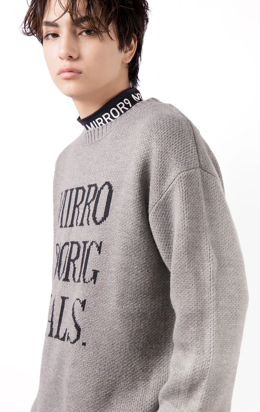 Adam Jacquard knit tops/2color