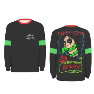 Alice Cooper Nightmare Drop Shoulder Sweatshirt