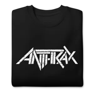 Anthrax - White Core Logo Sweatshirt