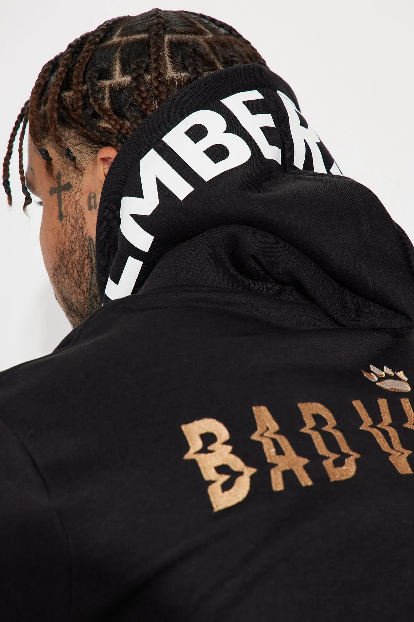 Bad Vibes Teddy Hoodie - Black