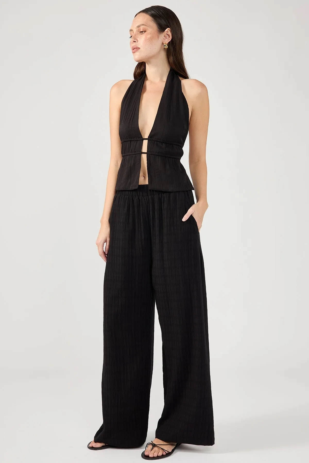 Black Beach Pants