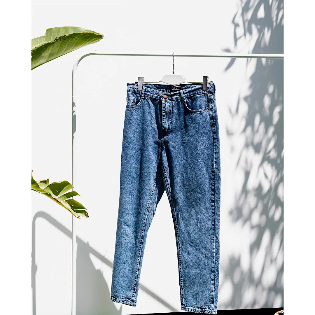 Boyfriend blue denim pants