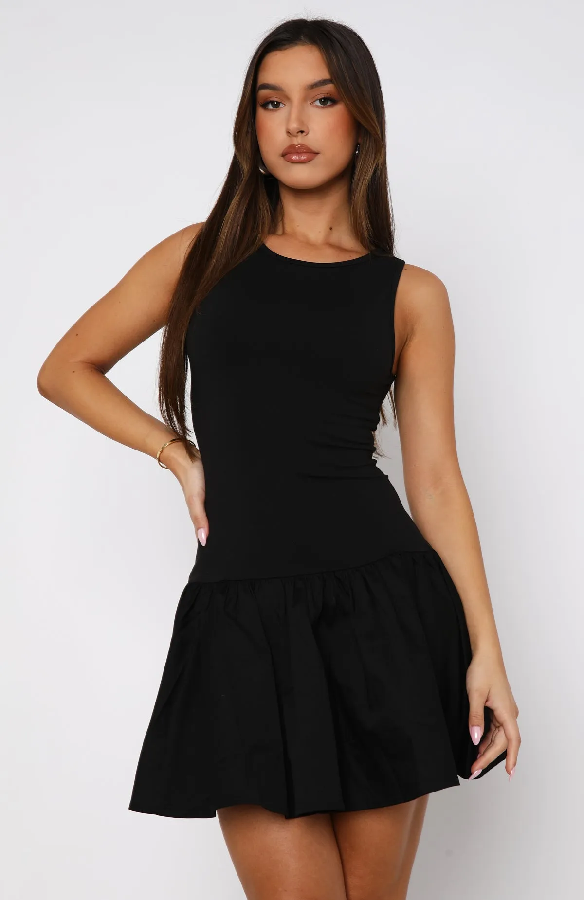 Bring Them To Me Mini Dress Black