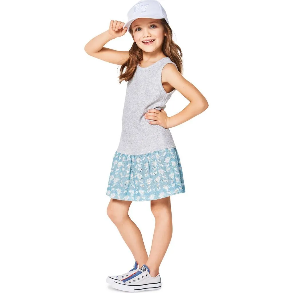 Burda Style Pattern B9341 Child's Summer Jersey Dresses