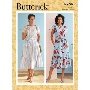 Butterick Pattern B6722 Misses' Dresses