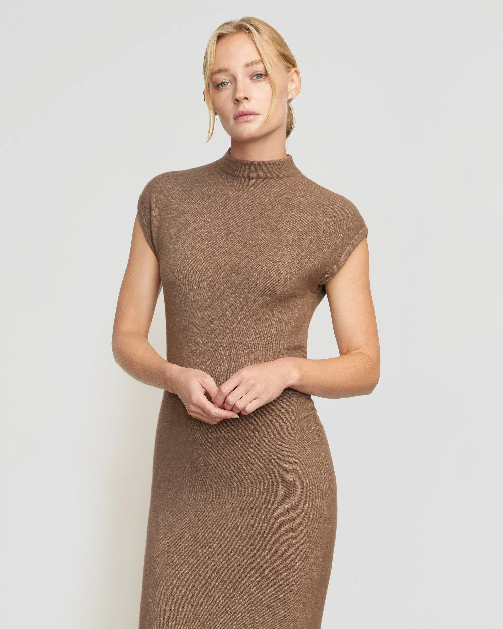 Casper Mock-Neck Dress