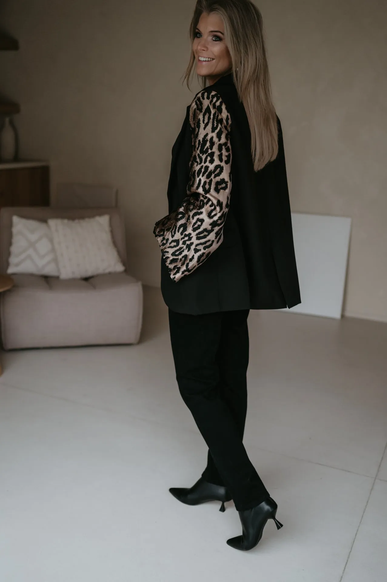 Dritto blazer I Leopard