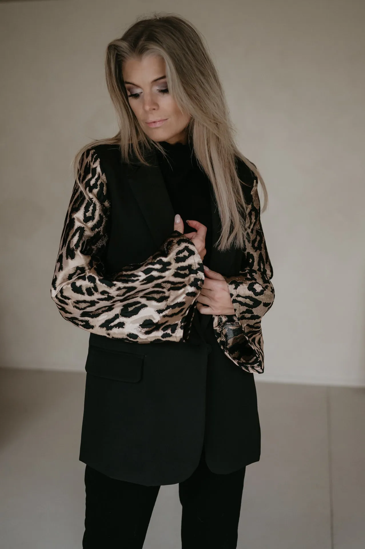 Dritto blazer I Leopard