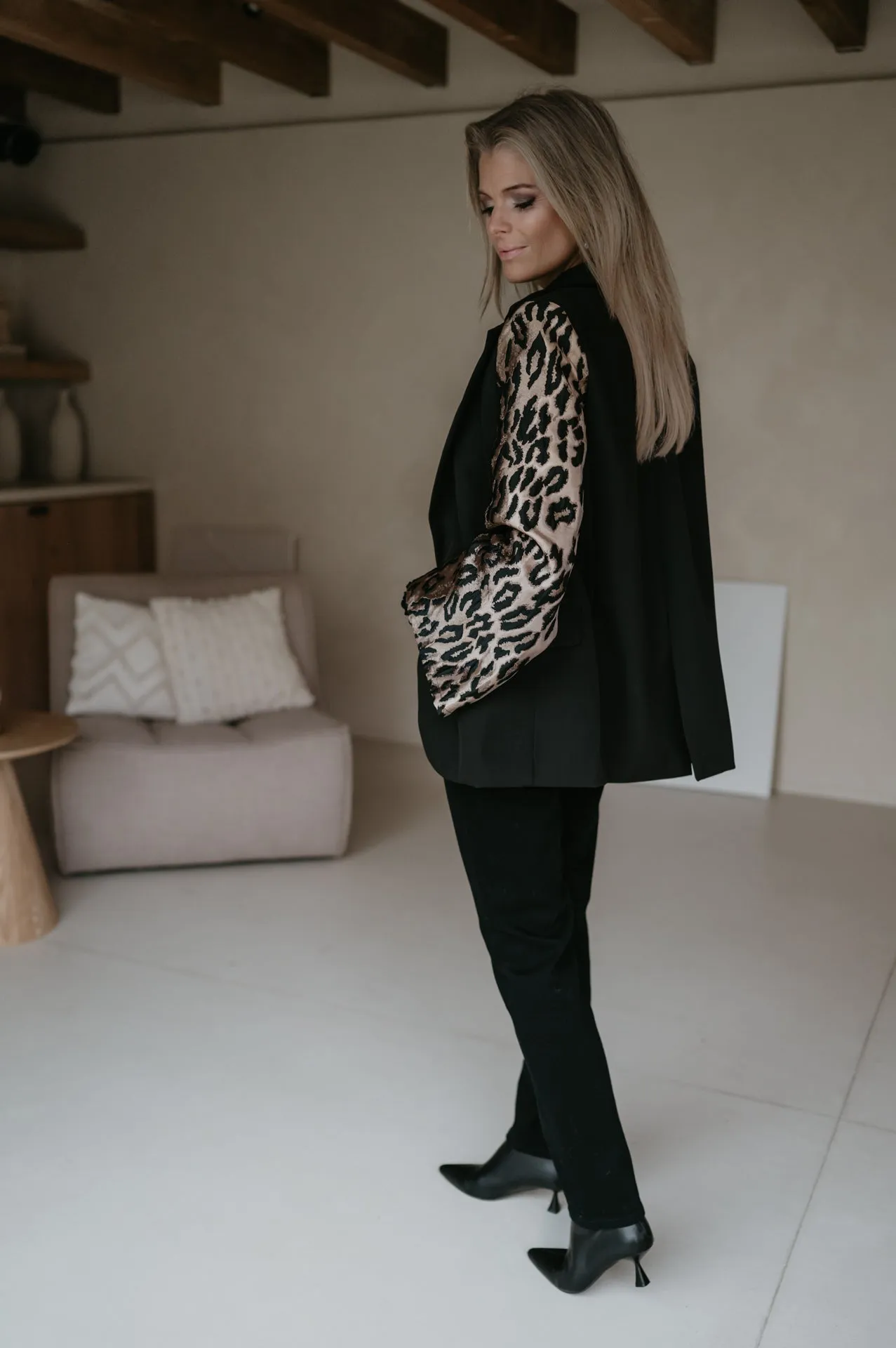 Dritto blazer I Leopard