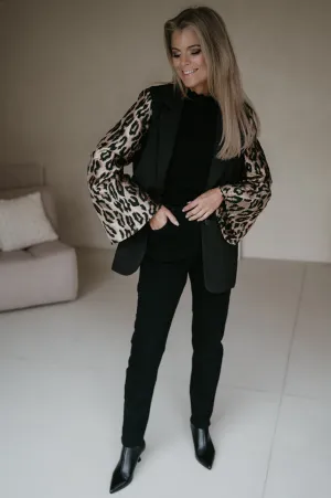 Dritto blazer I Leopard