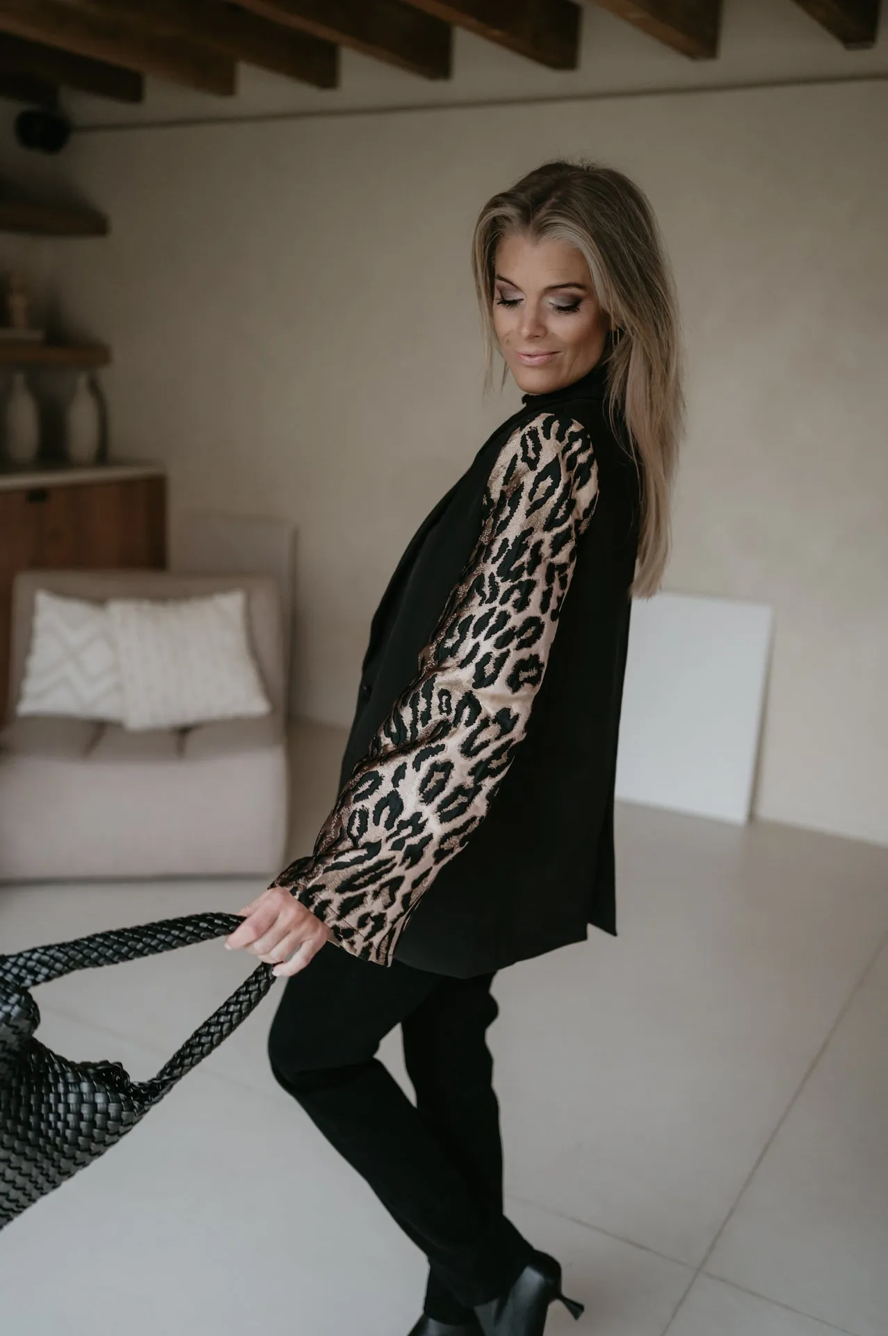 Dritto blazer I Leopard