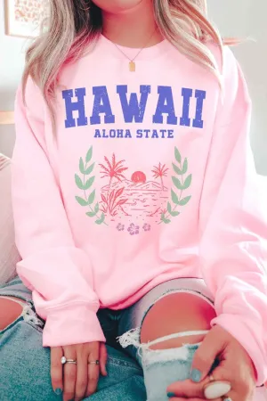 HAWAII ALOHA STATE GRAPHIC SWEATSHIRT *Online Only*