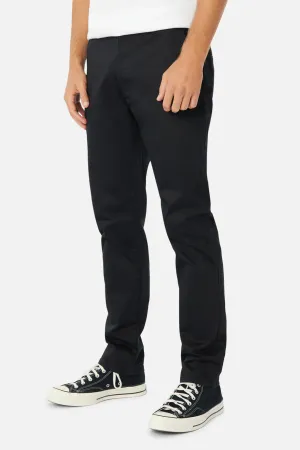 INDUSTRIE - The Regular Chino Pant - Black