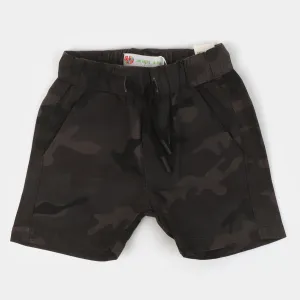 Infant Boys Cotton Elastic Short - Camouflage