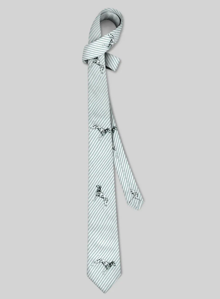 Italian Cotton Tie - Dalmatian