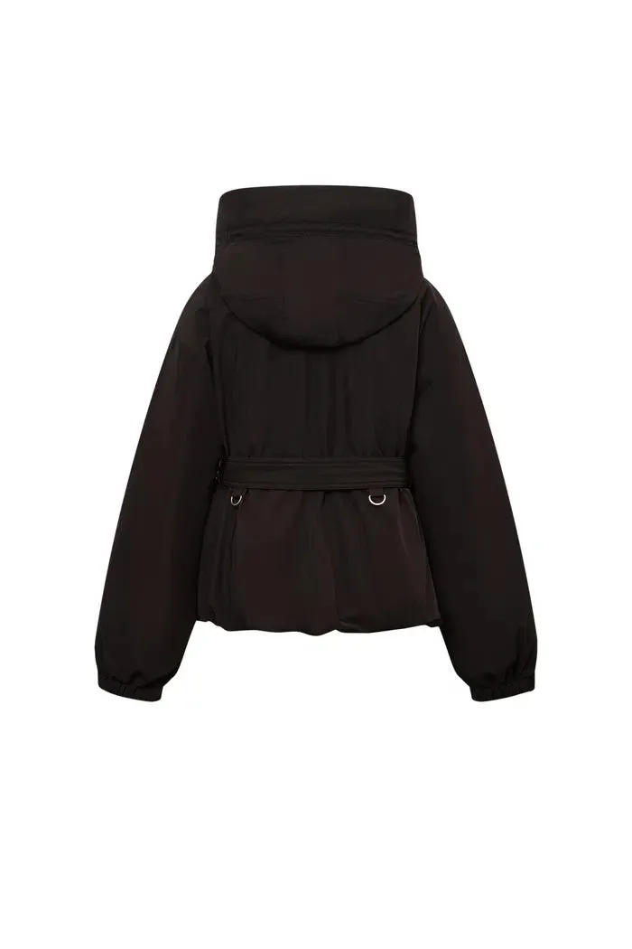 Jeanne Water Repellent Aviator Puffer Jacket