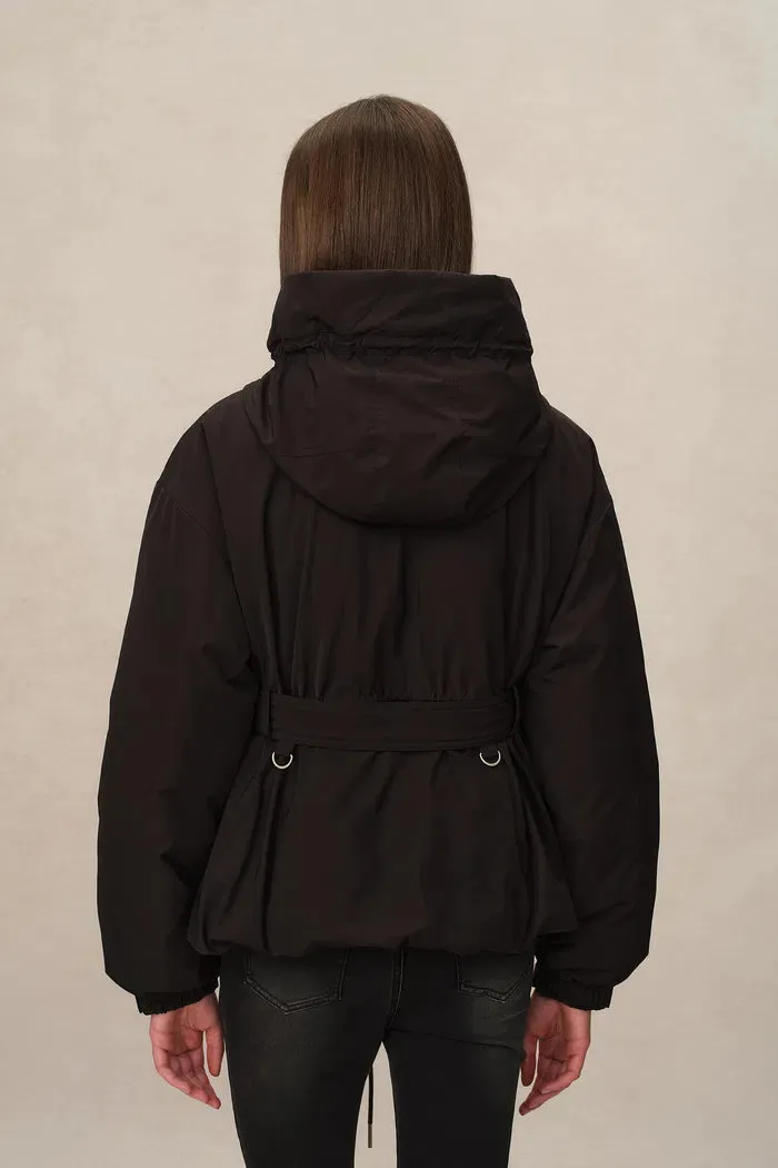 Jeanne Water Repellent Aviator Puffer Jacket