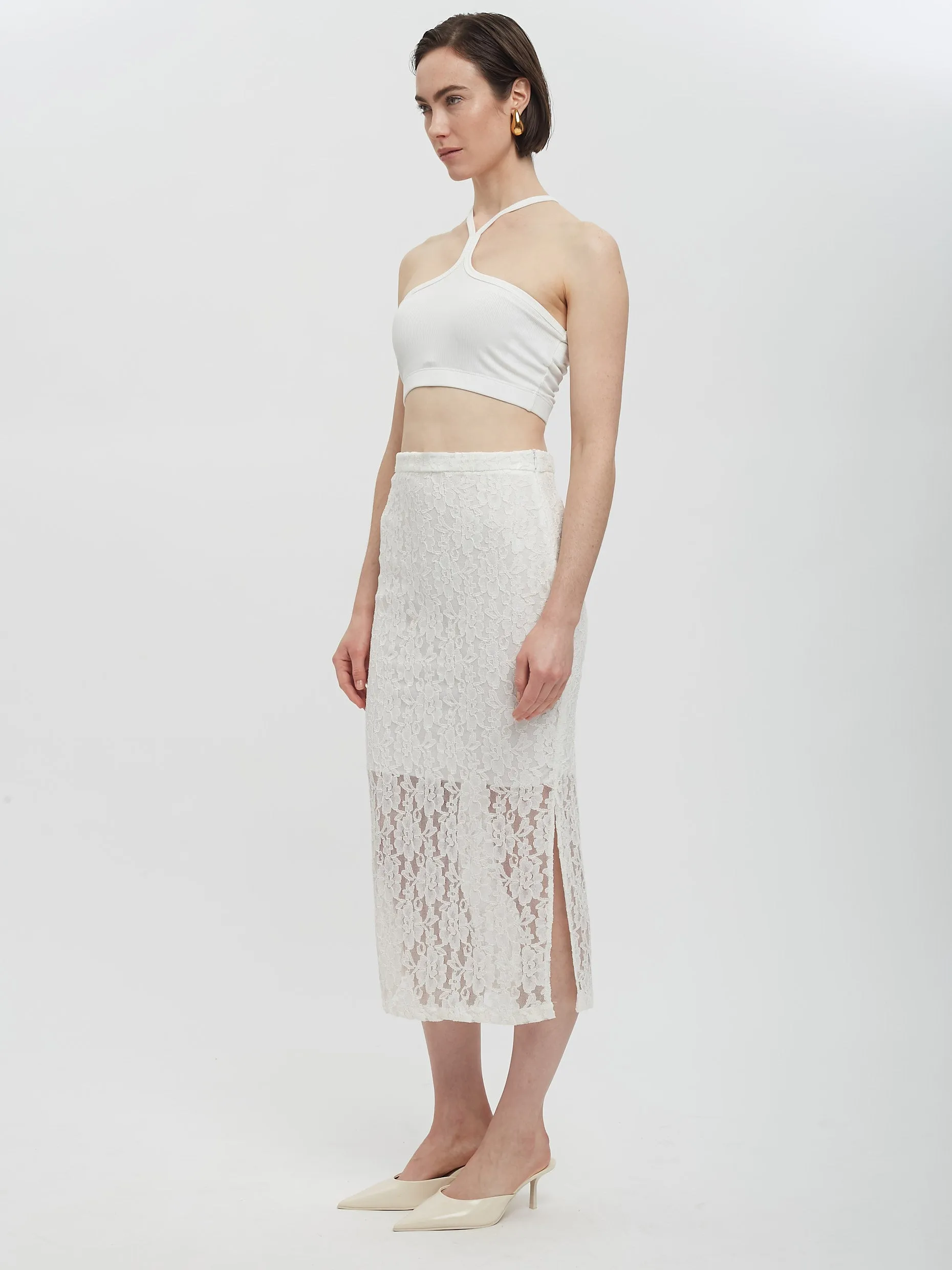 Lace Pencil Skirt