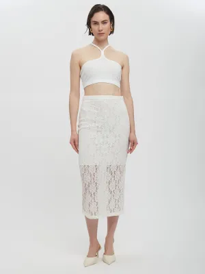 Lace Pencil Skirt