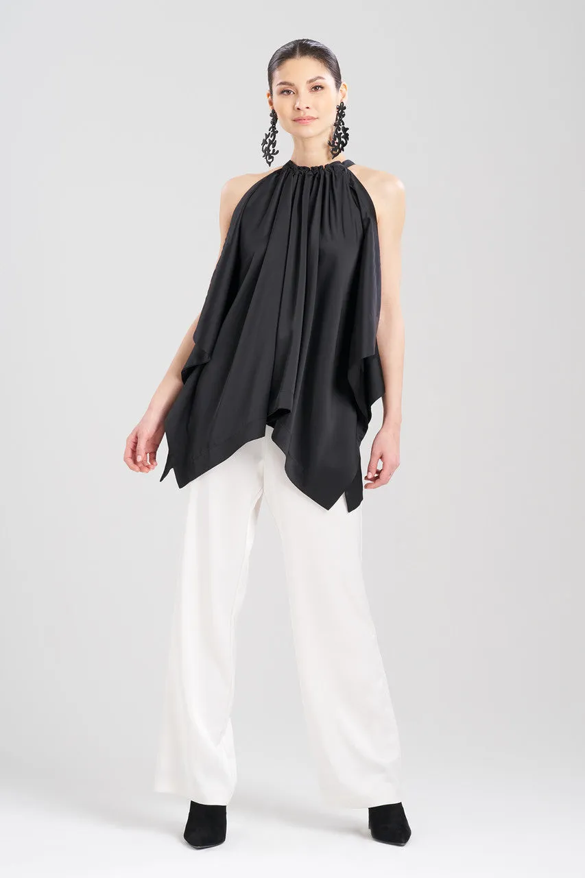 Luxe Charmeuse Handkerchief Top