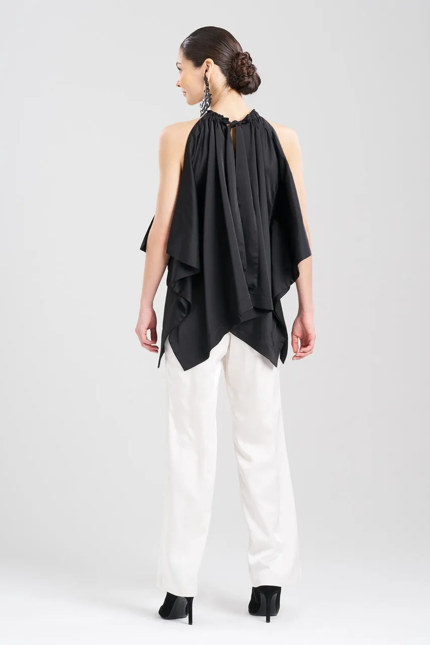 Luxe Charmeuse Handkerchief Top