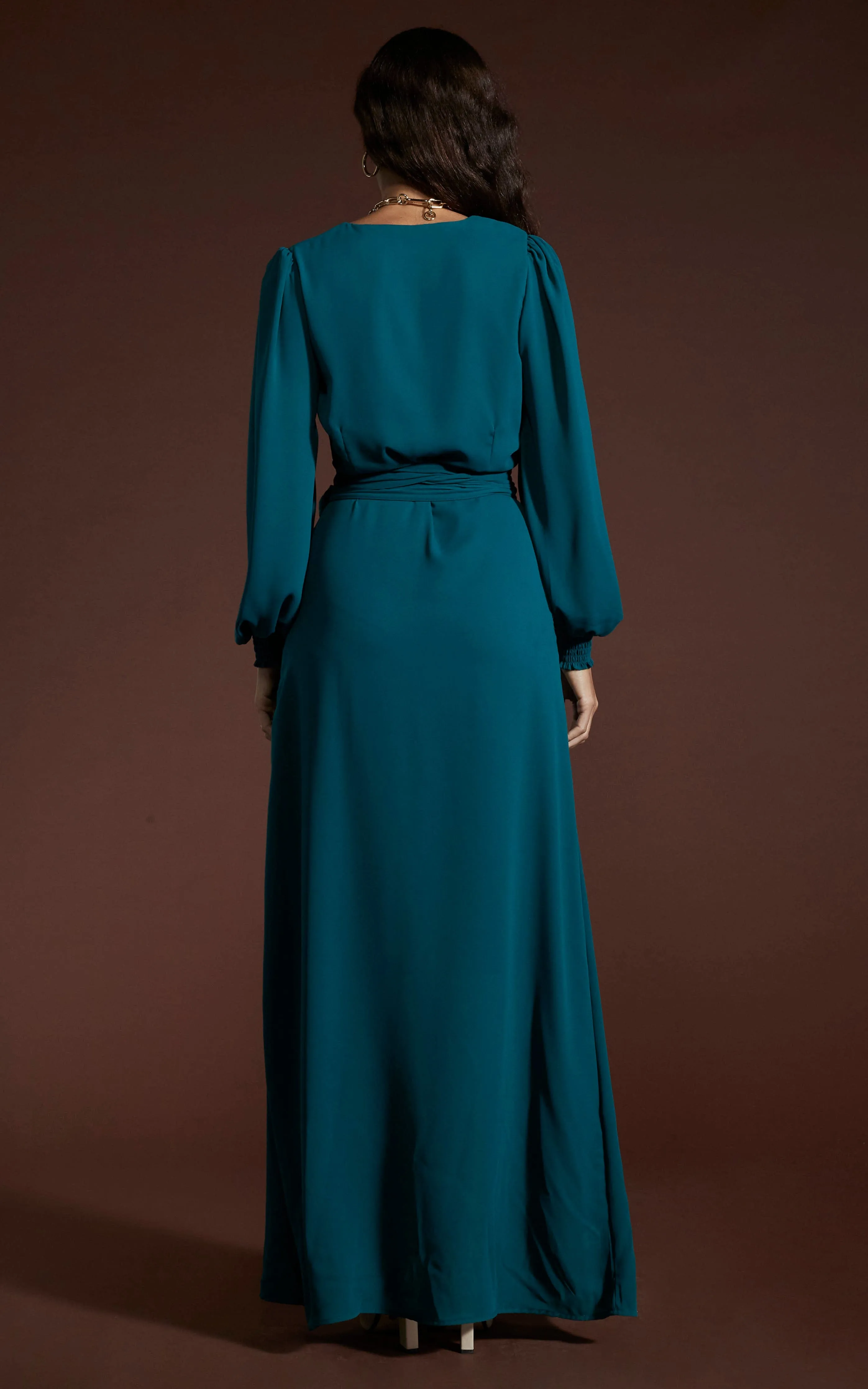 Mariela Maxi Dress In Pine Green