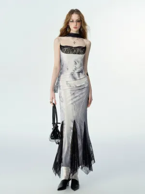 Of Akiva Two-Tone Mermaid Gown