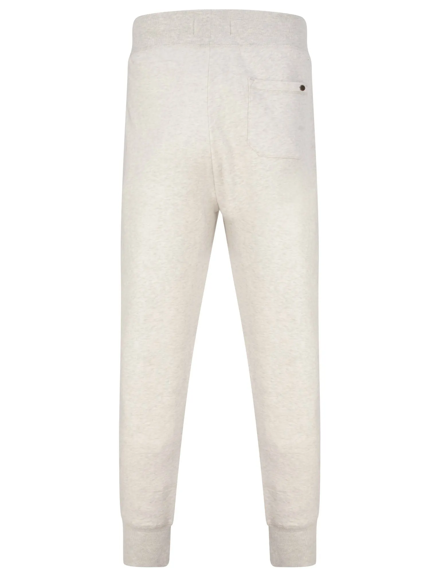 Philipot Brushback Fleece Cuffed Joggers in Oatmeal Marl - Tokyo Laundry