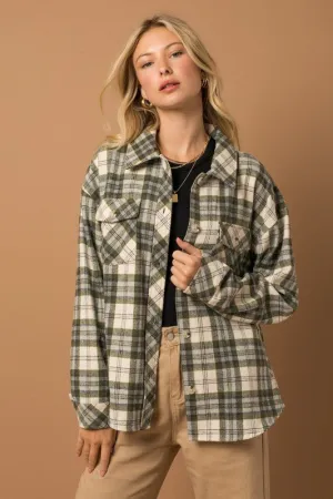 Plaid Oversized Shacket