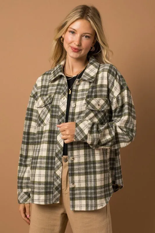 Plaid Oversized Shacket