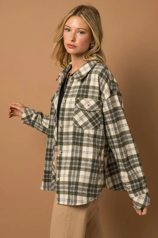 Plaid Oversized Shacket