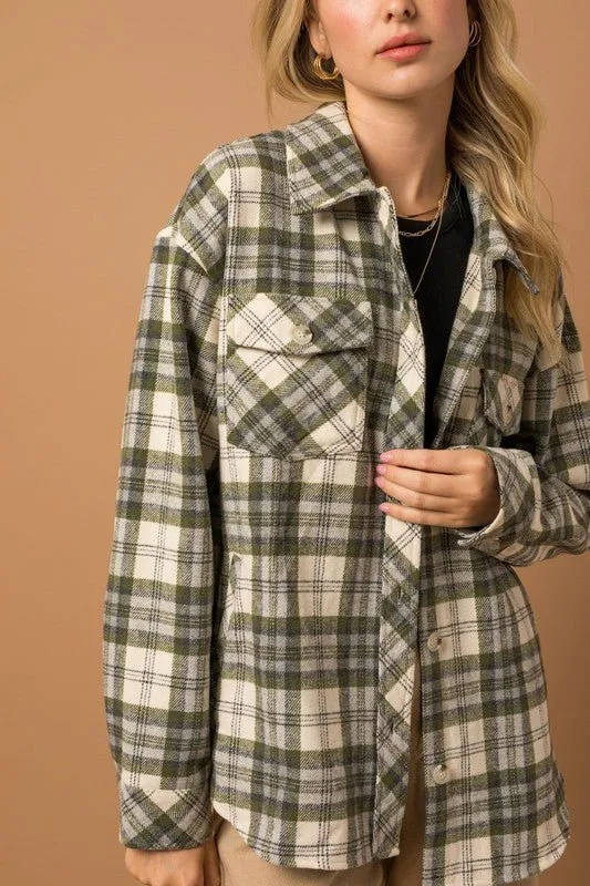 Plaid Oversized Shacket