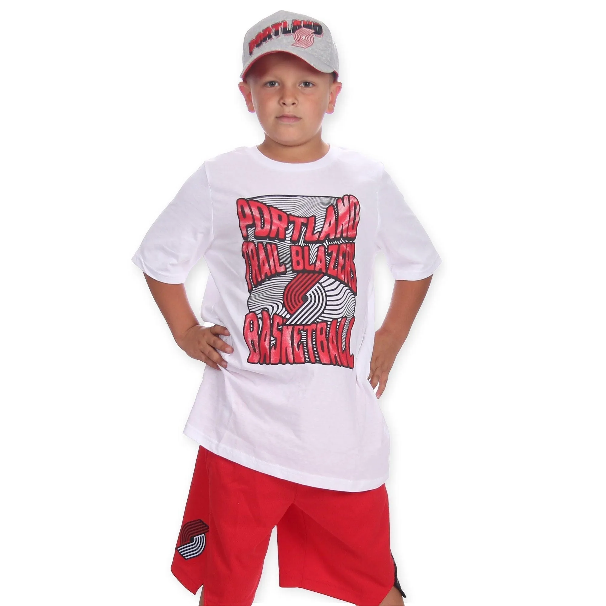 Portland Trail Blazers Del Mar Youth White T-Shirt