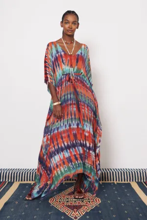 Rainbow Kigali Silk Caftan