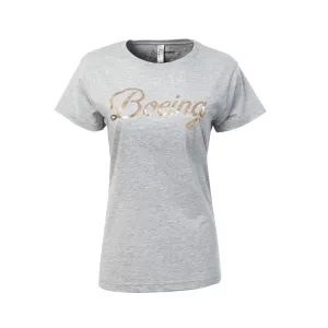 Rose Gold and Gray T-Shirt - Women