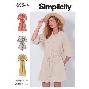 Simplicity Sewing Pattern S9544 Misses' Dresses and Jumpsuit