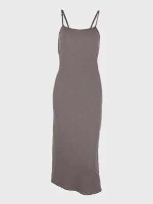 Sleek Slit Sleeveless Maxi Dress