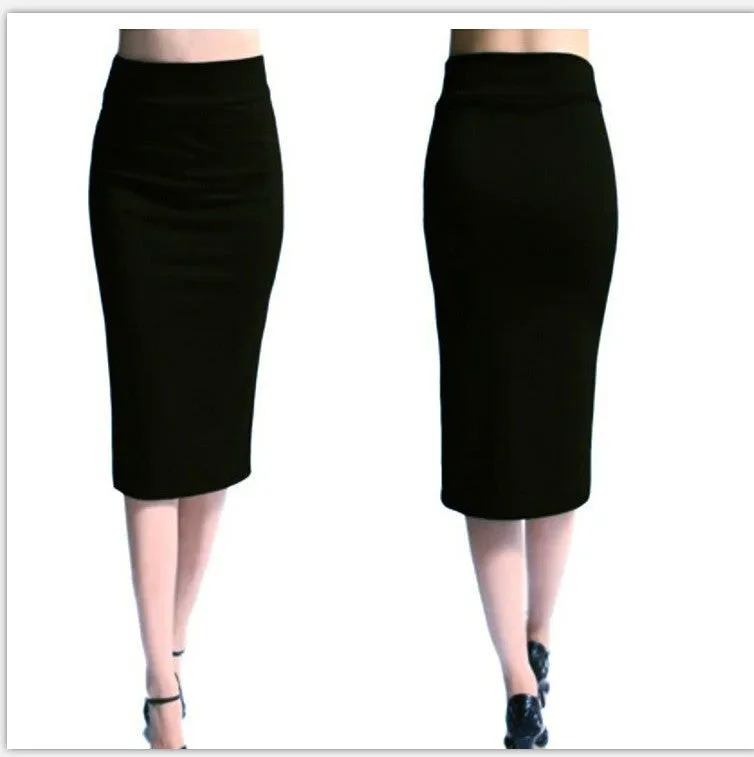 Summer Cozy Europe Sexy Short Slim Look Hip Flattering Mid-Length Pencil Skirt