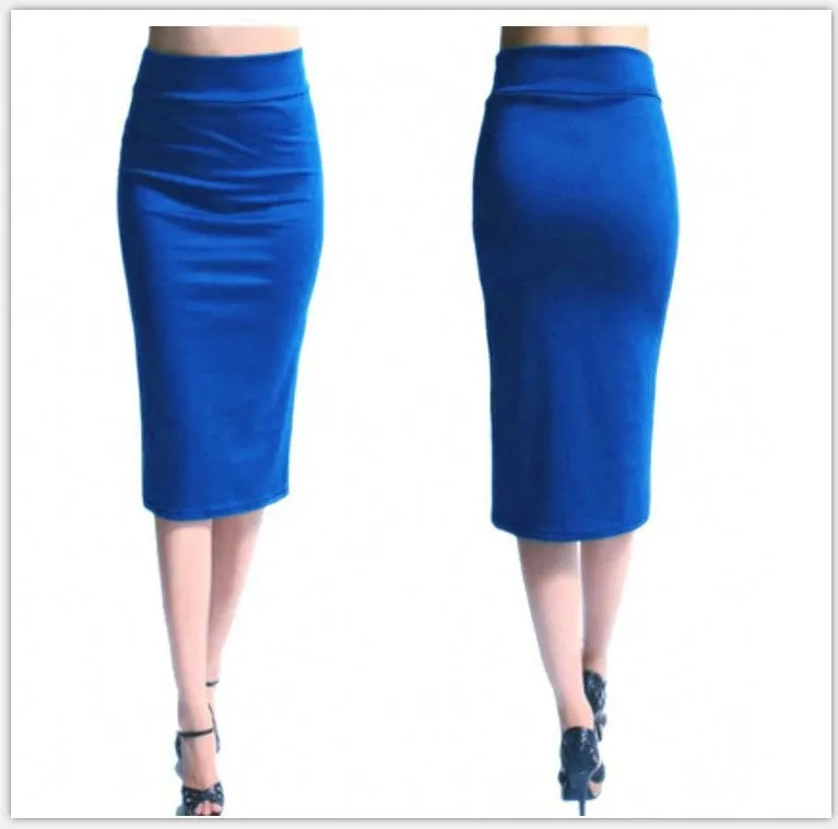 Summer Cozy Europe Sexy Short Slim Look Hip Flattering Mid-Length Pencil Skirt