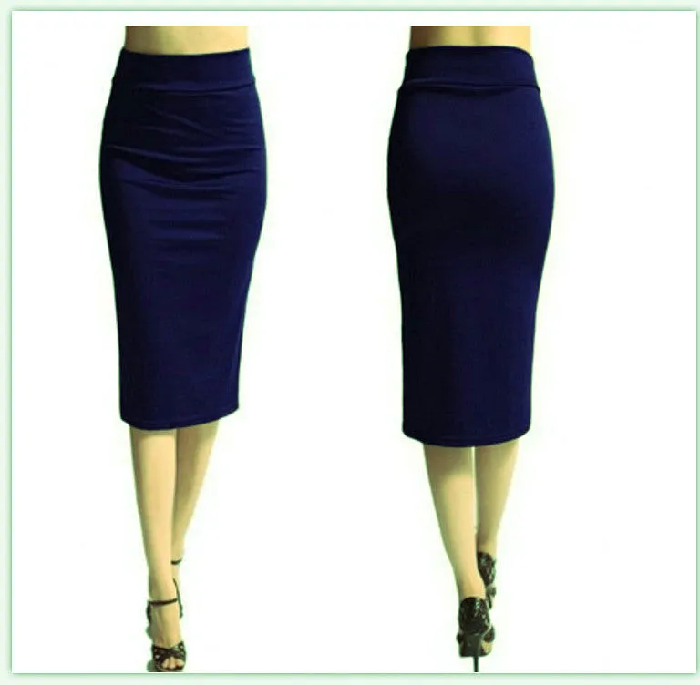 Summer Cozy Europe Sexy Short Slim Look Hip Flattering Mid-Length Pencil Skirt