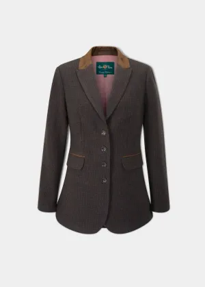 Surrey Ladies Tweed Blazer In Bramble - Regular Fit