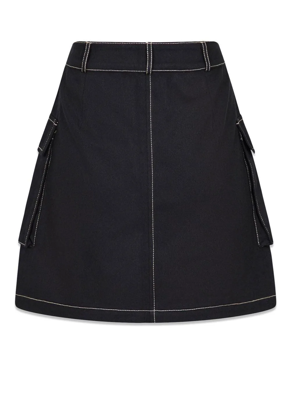 Suzie Stitch Skirt - Black