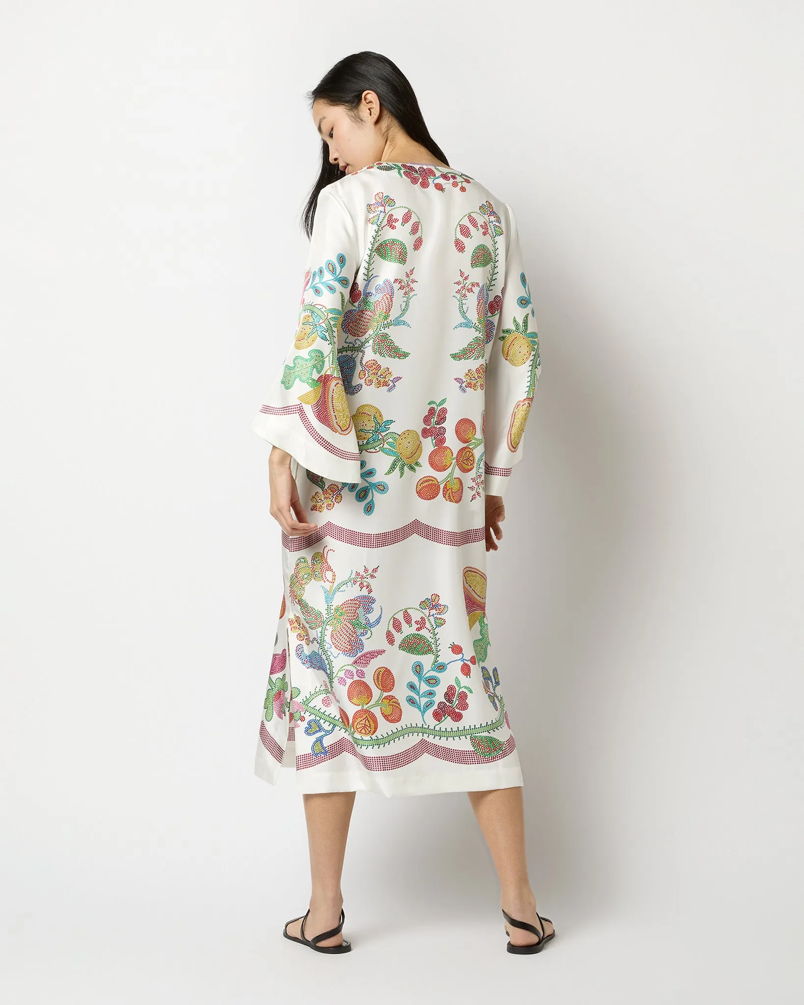 The Kaftan in Grenadilla Silk Twill