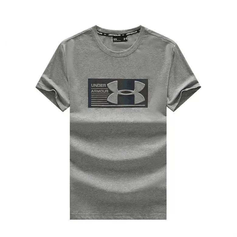 UA Exquisite T-Shirt Bold Front Spark Logo Designed- Ash