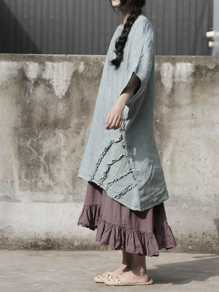 Vintage Cotton Ruffle Skirt | Lotus