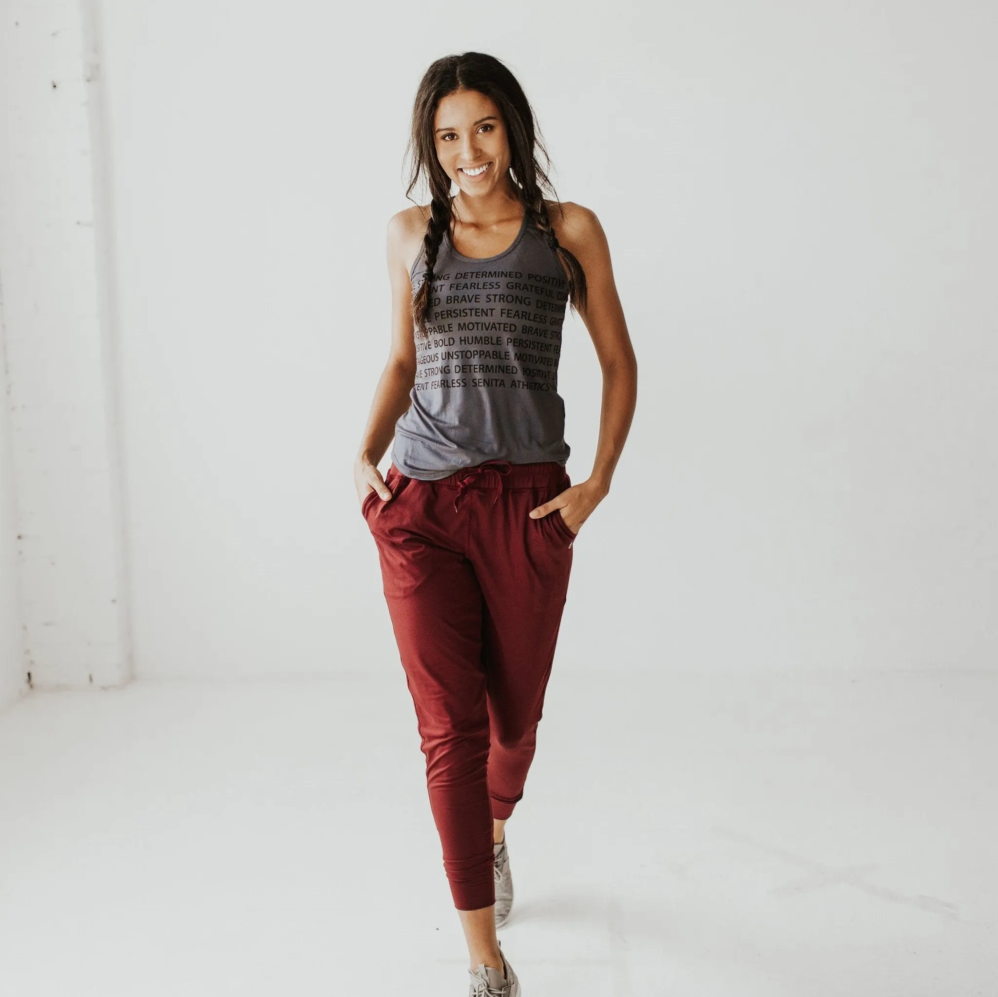 Weekend Joggers - Mulberry