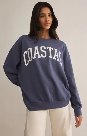 Z-Supply Coastal Sunday Sweatshirt - WORN BLUE